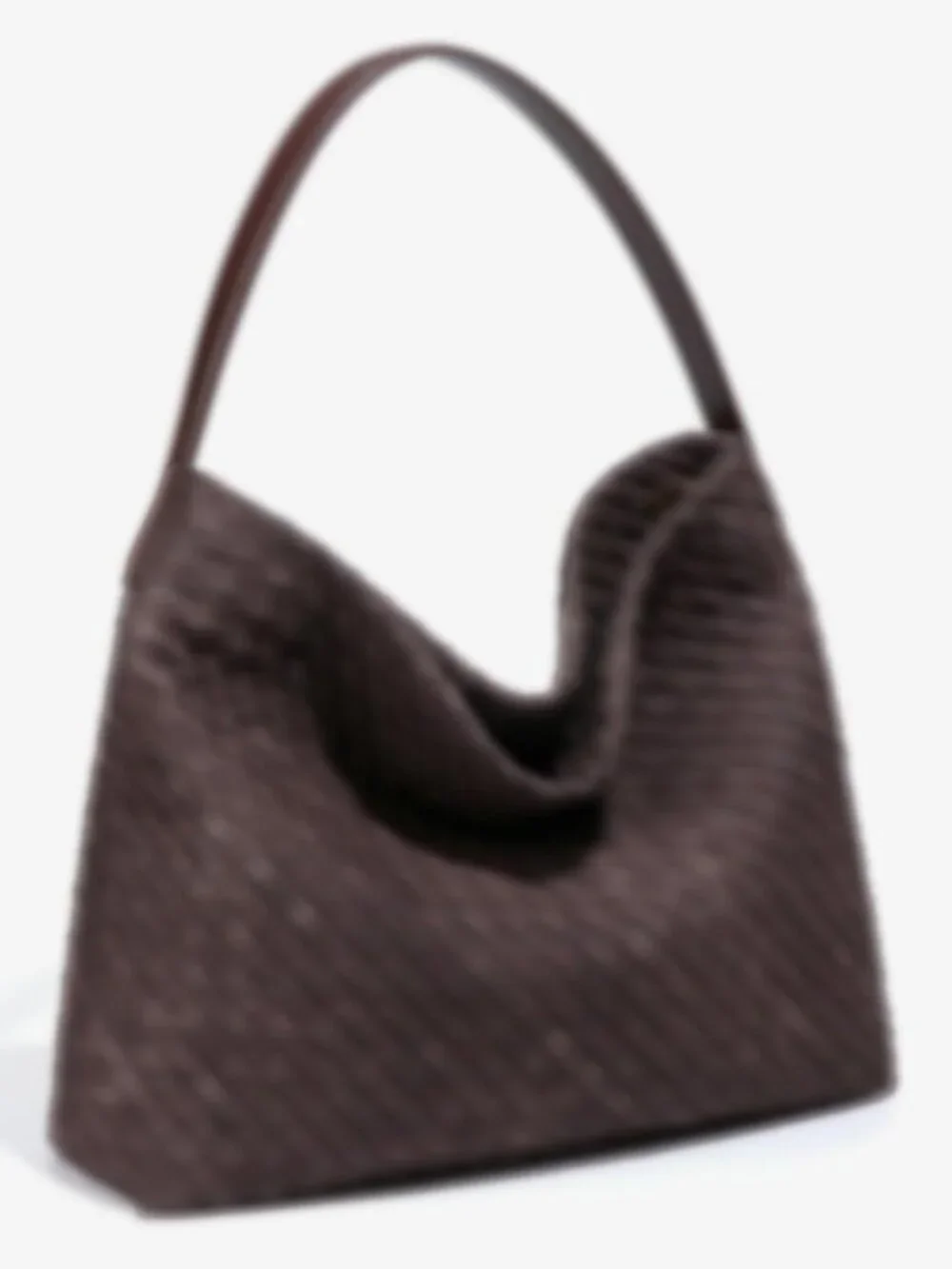 Chic Slouchy Faux Suede Woven Hobo Bag | Stylish Women's Shoulder Tote Handbag